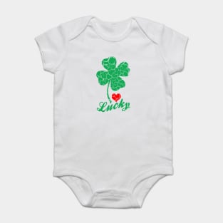 Lucky Shamrock Baby Bodysuit